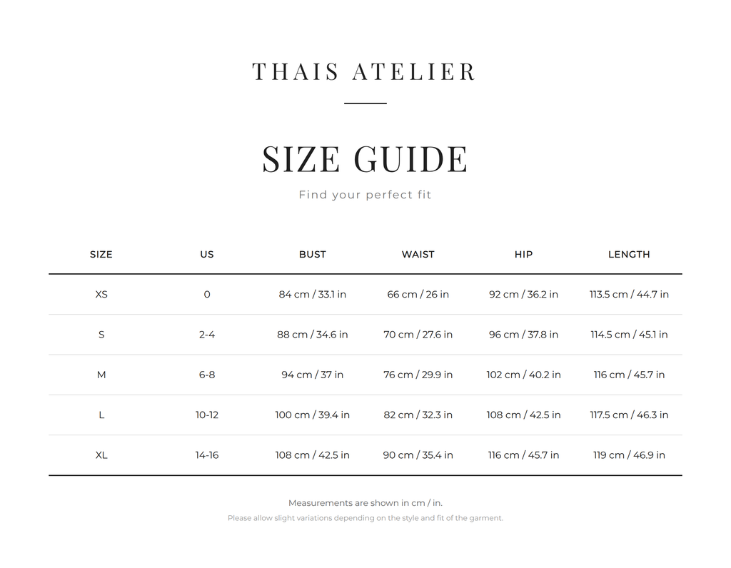 Size guide