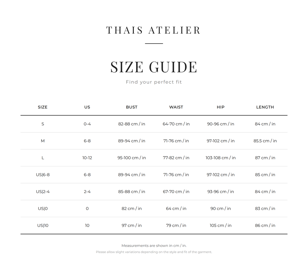 Size guide