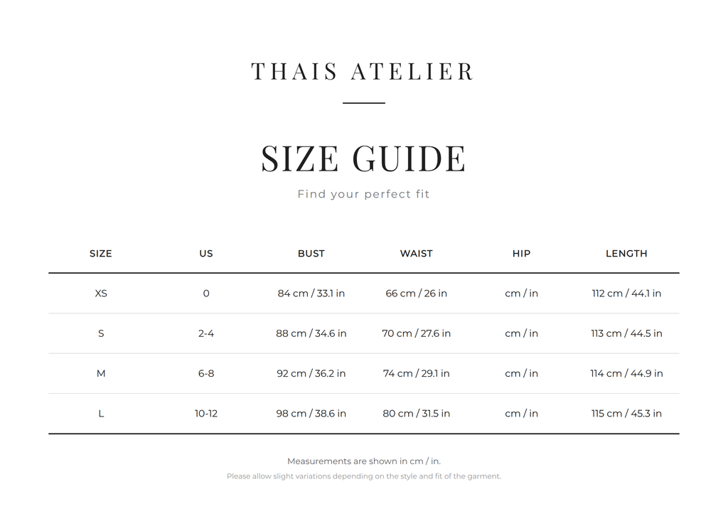 Size guide