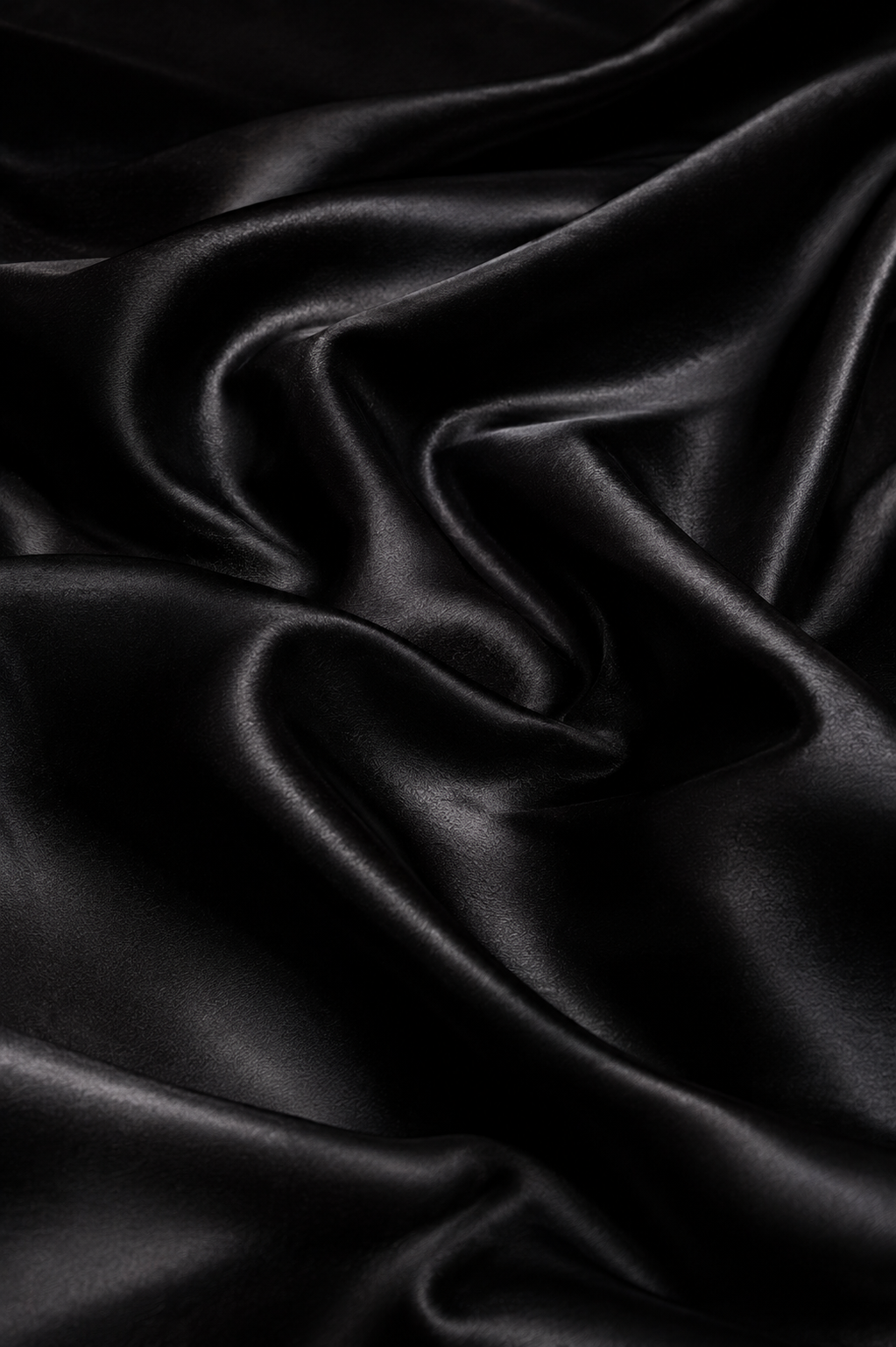 Noelle Black Draped Satin Maxi Dress