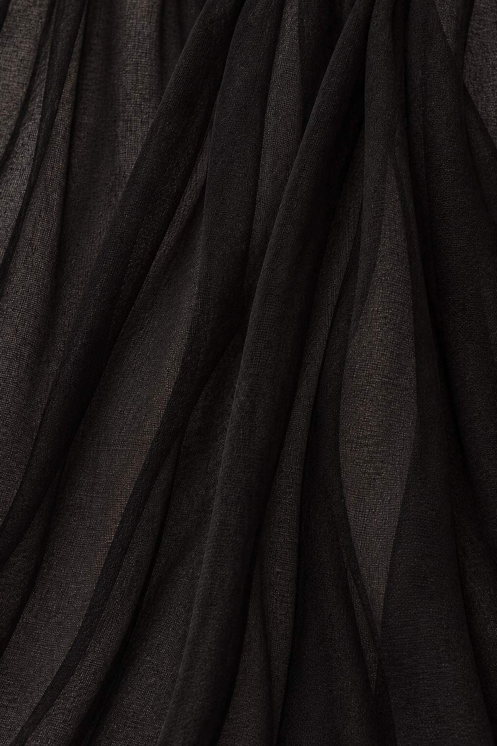 Rosalie Black Puff Sleeve Tie-Back Chiffon Mini Dress