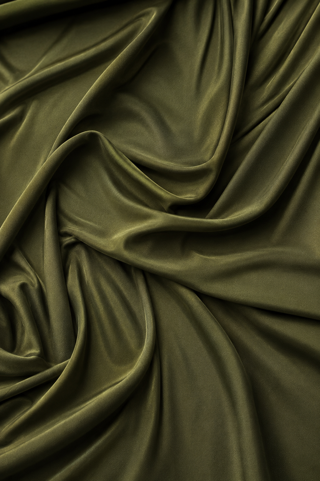 Siena Olive Draped Maxi Dress