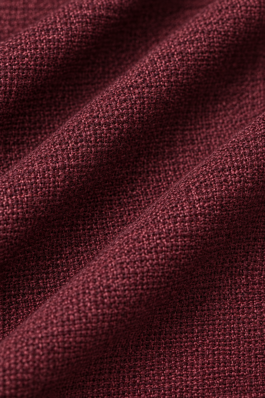 Corinne Burgundy Button-Front A-Line Mini Dress